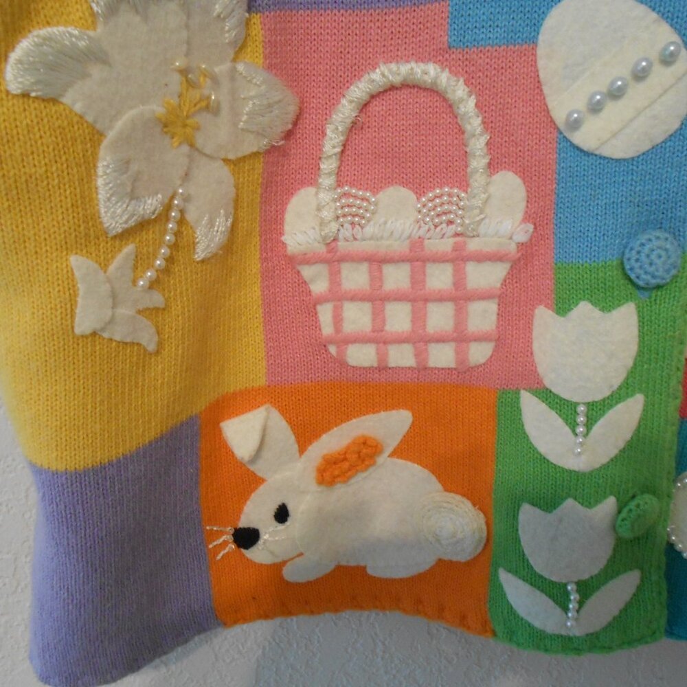 Michael Simon Easter Bunny Sweater - image 5